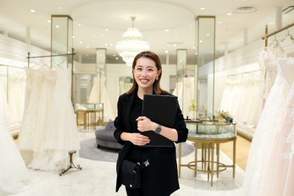 何でも話せる信頼関係を築いて
ぴったりの衣装をご提案