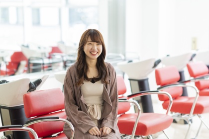 美容師になった先輩が、就活中も励ましてくれた。
